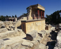 Knossos. Ruins of the former Minoan Capital