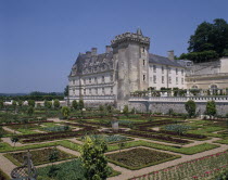 Chateau Villandry. Ornamental walled garden