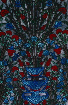 Topkapi Palace.  Detail of stained glass in the Double Kiosk.