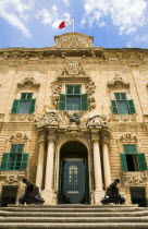 The Auberge de Castille the official seat of the knights of the Langue of Castille  Leon and Portugal designed by the Maltese architect Girolamo Cassar in 1574  now the office of the Prime Minister.