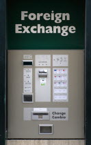 Foreign currency exchange machine on Republic Street