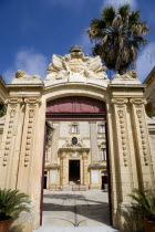 The Silent City. The Baroque entrance to the Vilhena Palace now the National Museum of Natural History