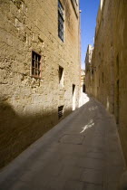 The Silent City. Narrow street in the Medieval city