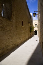 The Silent City. Narrow street in the Medieval city