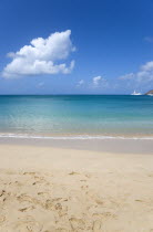 View out to sea from Reduit Beach in Rodney Bay