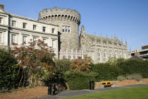 Dublin Castle featuring the Norman Record Tower and the ChapelIreland Eire Architecture Tourism Dublin Castles