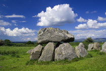 Carrowmore Megalithic Cemetery. A dolmenIreland Eire Stone Age Archaeology Religion Burial customs