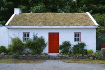 A thatched cottage at Sligo Folk ParkIreland Eire Tourism Architecture 19th century Housing