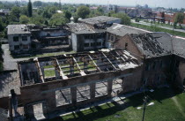 School destroyed during 2004 siege by Chechen rebels demanding an end to the Chechen War  in which hundreds died  the majority  children.North CaucasusNorth Ossetia-AlaniaChechnyaChechnyenhostage...
