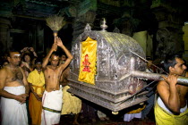 Evening procession carrying Shiva to bedroom of Meenakshi  Meenakshi TempleSouthSouthernIndiaIndianAsiaAsianHorizontalCultureCulturalHistoryHistoricHistoricalReligionReligiousPrayPraye...