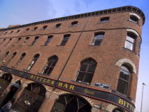 Bittles bar next to entrance to Victoria Square on Upper Church Lane.Bal Feirste Eire European Irish Northern Europe Republic Ireland Poblacht na hireann Inn Tavern