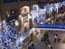 Victoria Square shopping centre decorated for Christmas.Beal Feirste Center Cultural Cultures Eire European Irish Northern Europe Order Fellowship Guild Club Republic Xmas Ireland Poblacht na hirean...