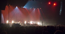 Nick Cave and the Badseeds on stage an the Brighton Centre.European Great Britain Northern Europe UK United Kingdom British Isles Center Public Presentation