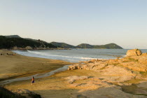 One Hundred Step BeachAsia Asian Chinese Chungkuo Jhonggu Zhonggu 1 Beaches Resort Sand Sandy Scenic Seaside Shore Single unitary Tourism