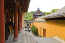 Monks quarters at Puji Temple. While this Buddhist temples origins go back to the Tang dynasty it was completed in 1731 during the Qing dynastyAsia Asian Chinese Chungkuo Jhonggu Zhonggu Religion R...