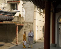 Monks quarters at Puji Temple. While this Buddhist temples origins go back to the Tang dynasty it was completed in 1731 during the Qing dynastyAsia Asian Chinese Chungkuo Jhonggu Zhonggu Religion R...