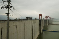 The Three Gorges Dam at Sandouping Asia Asian Chinese Chungkuo Jhonggu Zhonggu 3