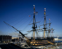 HMS Victory in Portsmouth dockyard.European Great Britain History Northern Europe UK United Kingdom