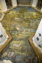 Anacapri. The Church of San Michele with it s renowned majolica tiled floor dating from 1761Architecture Churches Artwork Religion European Italia Italian Religious Southern Europe