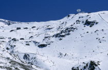 Ski resort in snow.Andalusia Espainia Espana Espanha Espanya European Hispanic Scenic Southern Europe Spanish