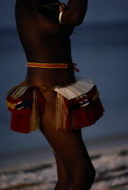 Cropped shot of girl dressed for traditional danceAfrica Classic Classical Guinee Historical Immature Older One individual Solo Lone Solitary Pacific Islands