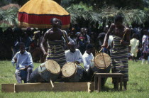 Drummers at WLI Agumatsa annual festival Percussion InstrumentDrumsAfrican Ghanaian Western Africa
