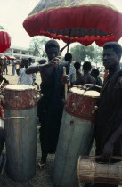 Traditional drummersPercussion InstrumentDrumsAfrican Classic Classical Ghanaian Historical Older Western Africa History