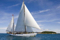 Phukets King Cup ReggataThe Sylvia boat  a 143 foot yacht  with 25 crew  it raced in the Clasic Class  it was first launched in 1925. the captain is Bryce Rasmussen  from Australia. The 2nd Day of the...