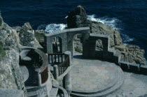Minack Theatre open air stage amongst rocks European Great Britain Northern Europe Performance Theater UK United Kingdom