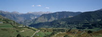 View over High Plateau south of Lescun VillageEuropean French Scenic Southern Western Europe