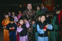 Celebrating the Year of the Tiger in Chinatown  Soho.Chinese communitysociety Asian European Great Britain Londres Northern Europe UK United Kingdom British Isles Kids Order Fellowship Guild Club