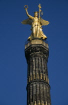 Victory Column designed by Heinrich Strack to commemorate the Prussian victory over Denmark with later addition of statue of Viktoria  goddess of victory designed by Friedrich Drake.Nineteenth Centur...