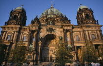 Berlin Cathedral.  Baroque exterior of the Berliner Dom designed by Julius Raschdorff and completed in 1905.Deutschland European Religion Religious Western Europe