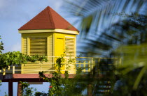 Grand Anse Beach with bright yellow lifeguard post on stilts overlooking the seaBeaches Resort Sand Sandy Scenic Seaside Shore Tourism West Indies Caribbean Grenadian Greneda Beaches Resort Sand San...