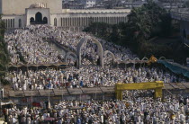 Baikal Mukkaram mosque area packed with Moslem devotees during Eid.Dacca Muslim Asia Asian Bangladeshi Islam Religion Religious Muslims Islam Islamic Dacca Muslim Asia Asian Bangladeshi Islam Religi...