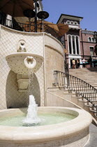 Rodeo Drive. Fountain & Spanish steps  Two RodeoBeverly Hills 2 American Destination Destinations North America Northern United States of America LA The Golden State