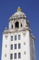 City Hall neo baroque tower  Beverly HillsBeverly Hills American Destination Destinations North America Northern United States of America LA The Golden State