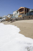 Beachfront houses  Malibu Colony  MalibuMalibu American Destination Destinations North America Northern United States of America LA Sand Sandy Beaches Tourism Seaside Shore Tourist Tourists Vacation...