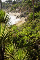 Secluded cove  View from Heisler Park  Laguna BeachSouth Beaches American Destination Destinations North America Northern Resort Sand Sandy Seaside Shore Southern Tourism United States of America San...