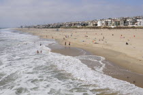 Beach views  Manhattan BeachSouth Beaches American Destination Destinations North America Northern Resort Sand Sandy Seaside Shore Southern Tourism United States of America LA Sand Sandy Beach Touris...