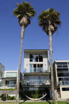 Beach front houses  Venice BeachVenice Beach American Beaches Destination Destinations North America Northern Resort Sand Sandy Seaside Shore Tourism United States of America LA Sand Sandy Beach Tour...