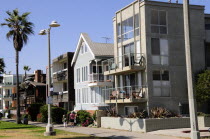 Beach front houses  Venice BeachVenice Beach American Beaches Destination Destinations North America Northern Resort Sand Sandy Seaside Shore Tourism United States of America LA Sand Sandy Beach Tour...