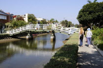 Canal & bridge  VeniceVenice Beach American Beaches Destination Destinations North America Northern Resort Sand Sandy Seaside Shore Tourism United States of America LA Sand Sandy Beach Tourism Seasid...