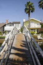 Bridge over canal  VeniceVenice Beach American Beaches Destination Destinations North America Northern Resort Sand Sandy Seaside Shore Tourism United States of America LA Sand Sandy Beach Tourism Sea...