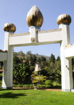 Golden Lotus Archway  Self Realization Lake Shrine  Pacific PalisadesWest American Destination Destinations North America Northern United States of America Religion The Golden State