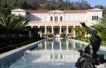 Garden & pool in the Outer Palastile  Getty VillaWest American Destination Destinations North America Northern United States of America Gardens Plants The Golden State