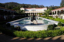 Garden & pool in the Outer Palastile  Getty VillaWest American Destination Destinations North America Northern United States of America Gardens Plants The Golden State