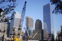 Financial District  World Trade Centre  construction site at Ground ZeroAmerican North AmericaArchitectureUrbanCityscapeNorth AmericanCityTowersTowerSkyscrapersSkyscraperCenterSeptember 11...