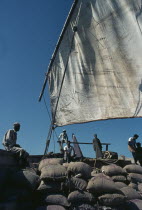 Dhow with cargo.al Kuwayt Asian Kuwaiti Middle East