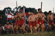 Maori men performing Haka Antipodean Indigenous Male Man Guy Oceania Performance